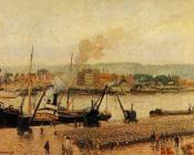 卡米耶 毕沙罗 : Morning, after the Rain, Rouen